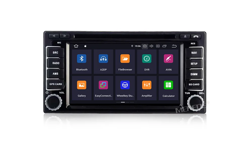 MEKEDE Android 9,0 четырехъядерный Автомобильный мультимедийный dvd-плеер для Subaru Forester Impreza 2008-2012 с gps-навигация, радио, стерео