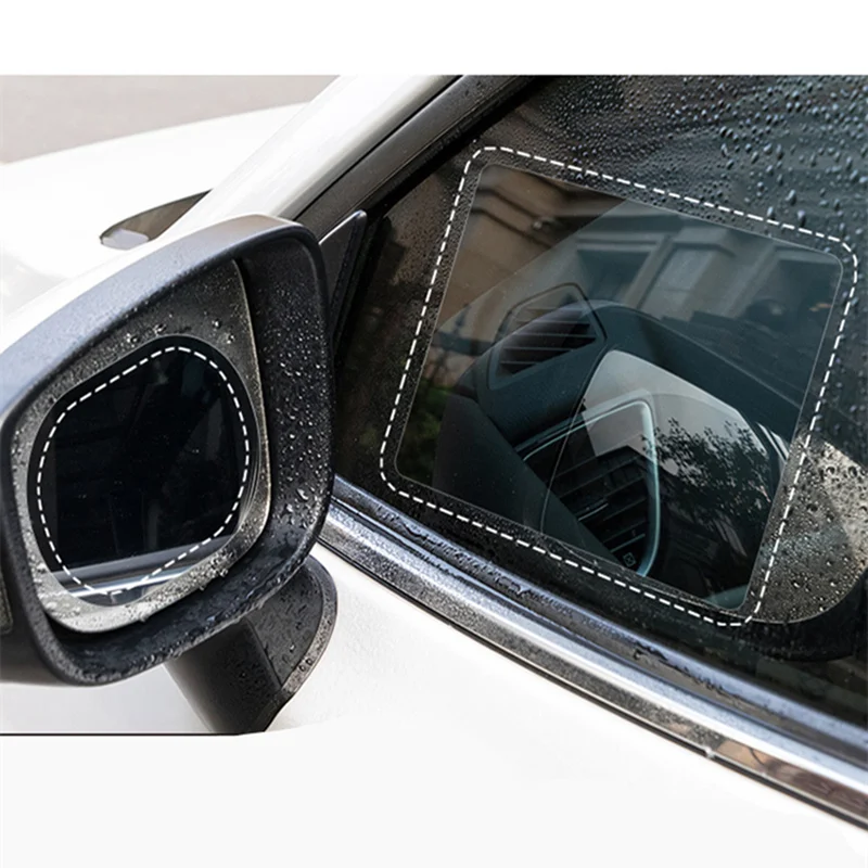 Пленка от дождя для зеркала заднего вида автомобиля 1 комплект (2 шт.)