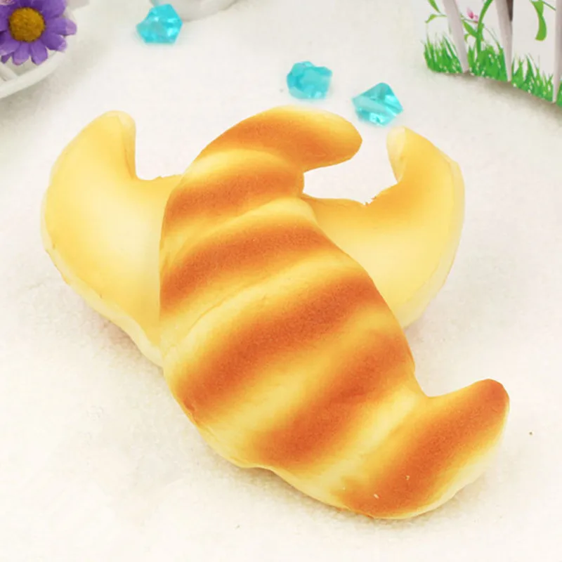 2 шт./лот PU круассан искусственный холодильник для продуктов магниты поддельные