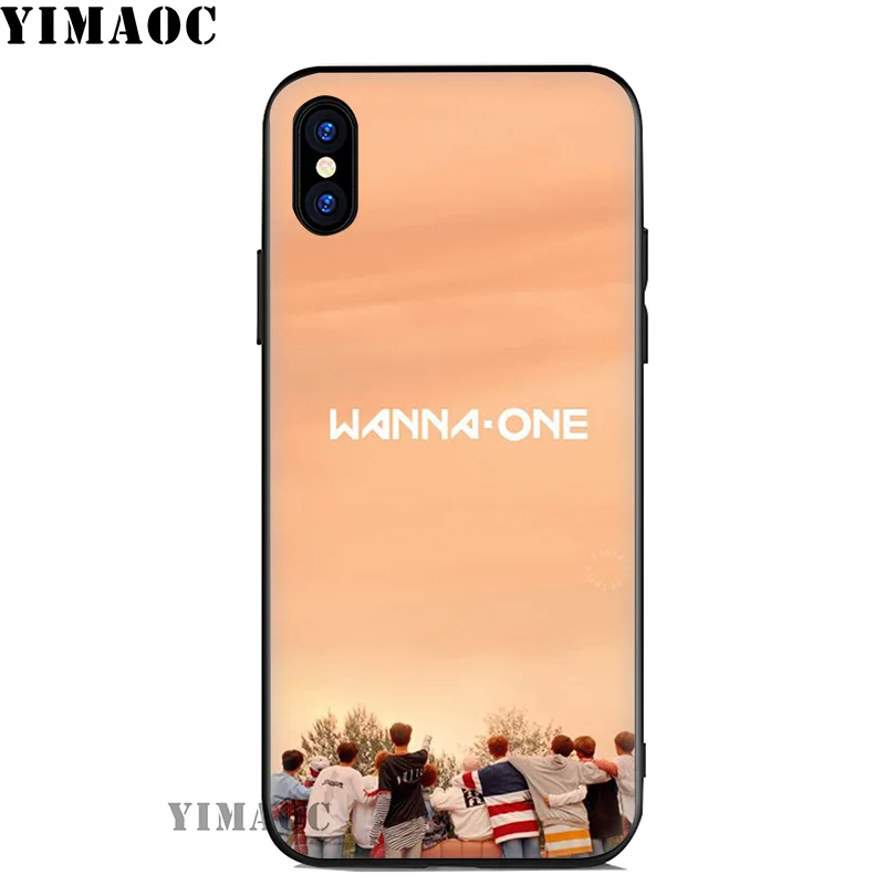 YIMAOC Wanna One Bands Soft Silicone Case for iPhone 11 Pro Xr Xs Max X or 10 8 7 6 6S Plus 5 5S SE |