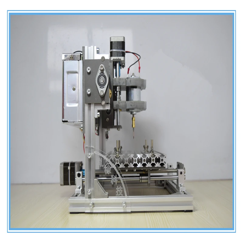 Cnc 2013 Diy CNC гравировальный станок Рабочая площадь 20*13*4 см PCB фрезерный резьба по