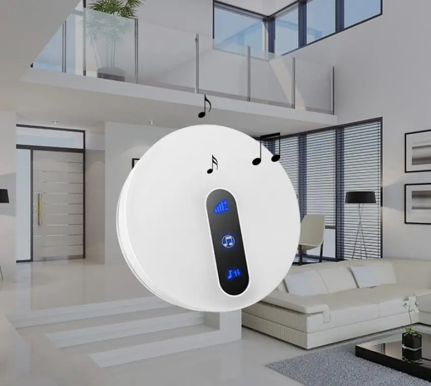 Wireless self-generating doorbell dragging a hotel home smart remote digital prompt free shipping |