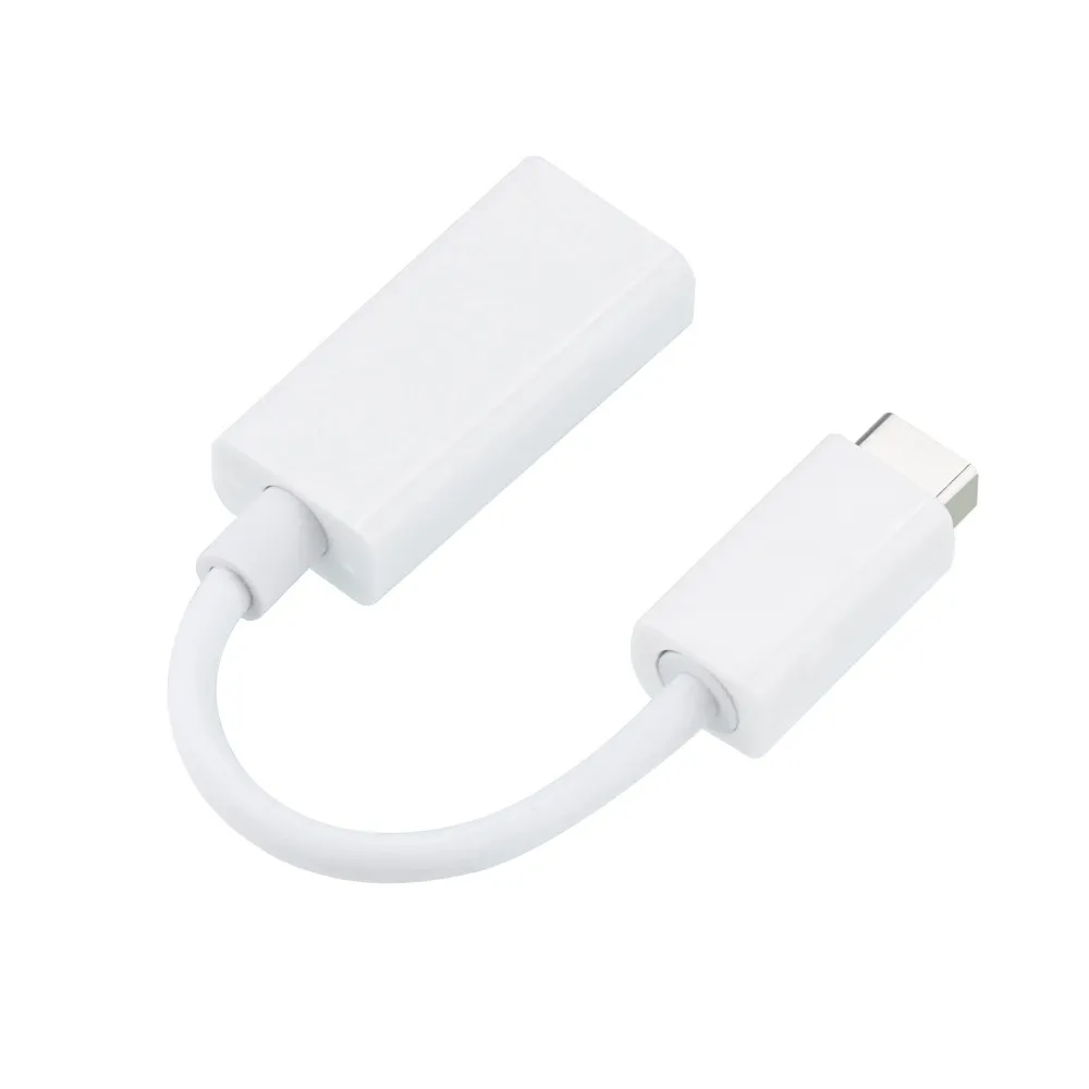 Mini DVI Мужской к HDMI Женский Кабель для монитора конвертер видеоадаптера Kable Кабо