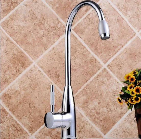 

Best Promotion Polished chrome kithcen mixer tap with good quality zinc alloy kitchen sink mixer taps