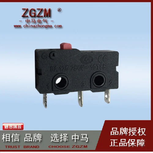 

HWEXPRESS 50PCS Switch Series ZW12-A KW12-A Copper Point 3-5A 3 Foot 150 Can