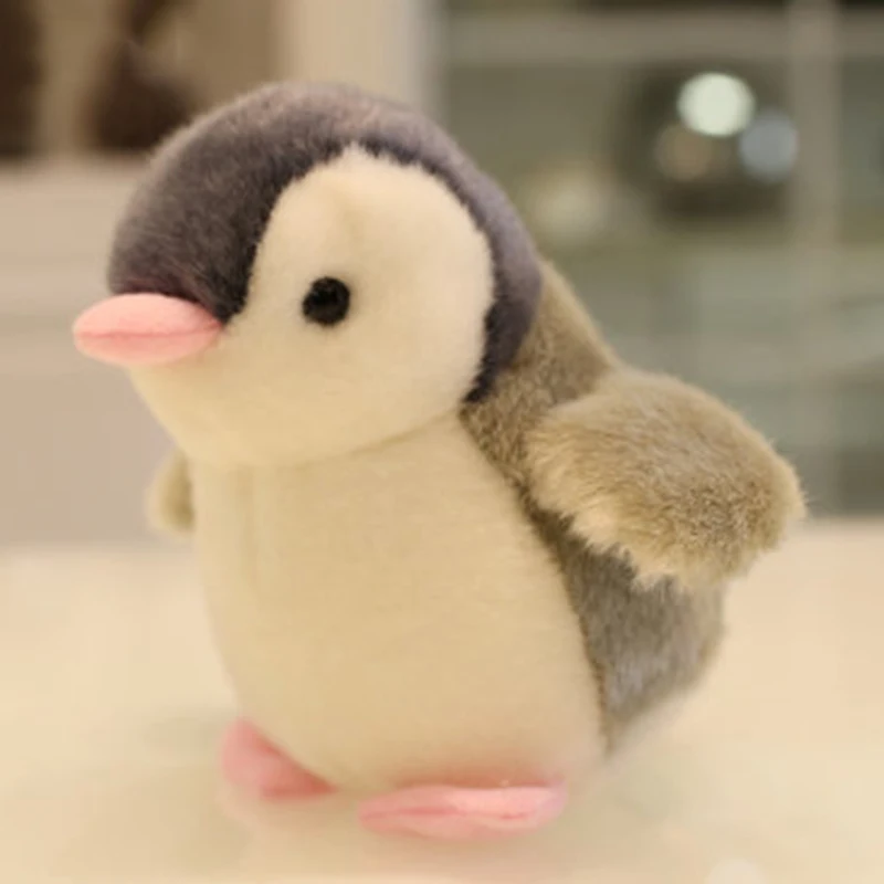 13 см Детские куклы мягкие игрушки милый мультяшный звук Пингвин маленькая мягкая