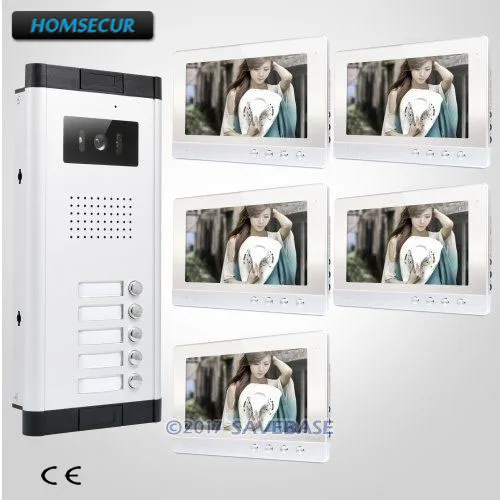 

HOMSECUR 10.1" LCD Video&Audio Home Intercom with LCD Color Screen for Secure Home