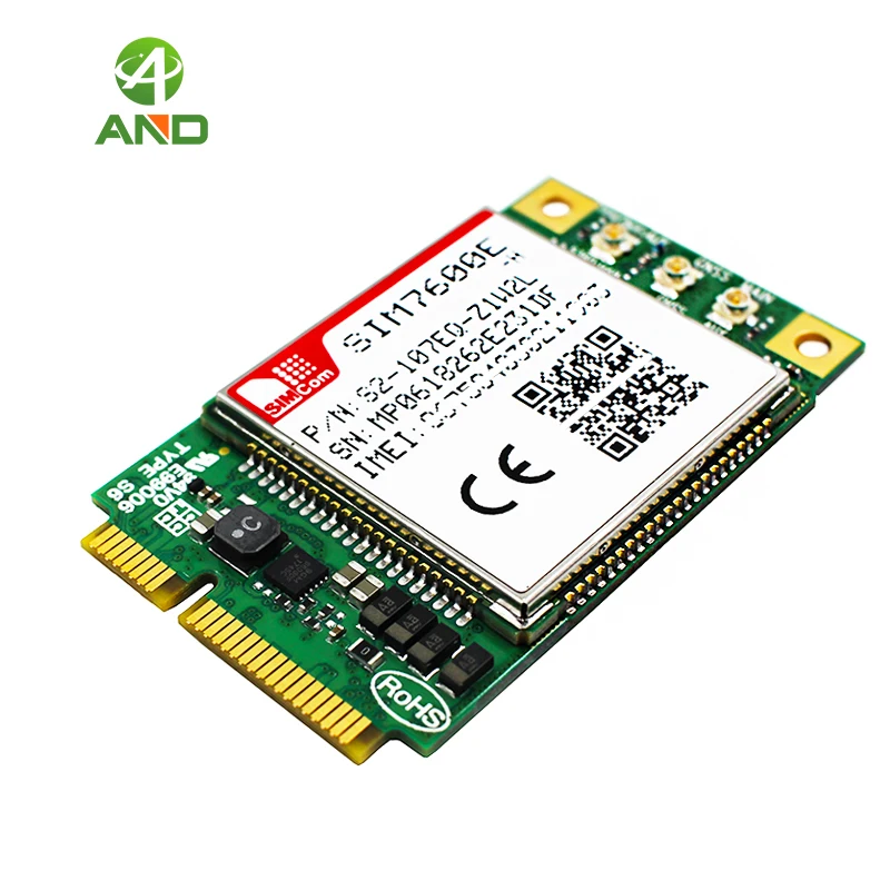 Многодиапазонный модуль LTE CAT4 SIM7600E H PCIE B38/B40/B41/B1/B3/B5/B7/B8/B20 1 шт.|Хранилища для