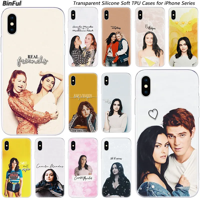 Горячая Камила Mendes ривердейл Мягкий Силиконовый Модный чехол для Apple iPhone 11 Pro XS MAX