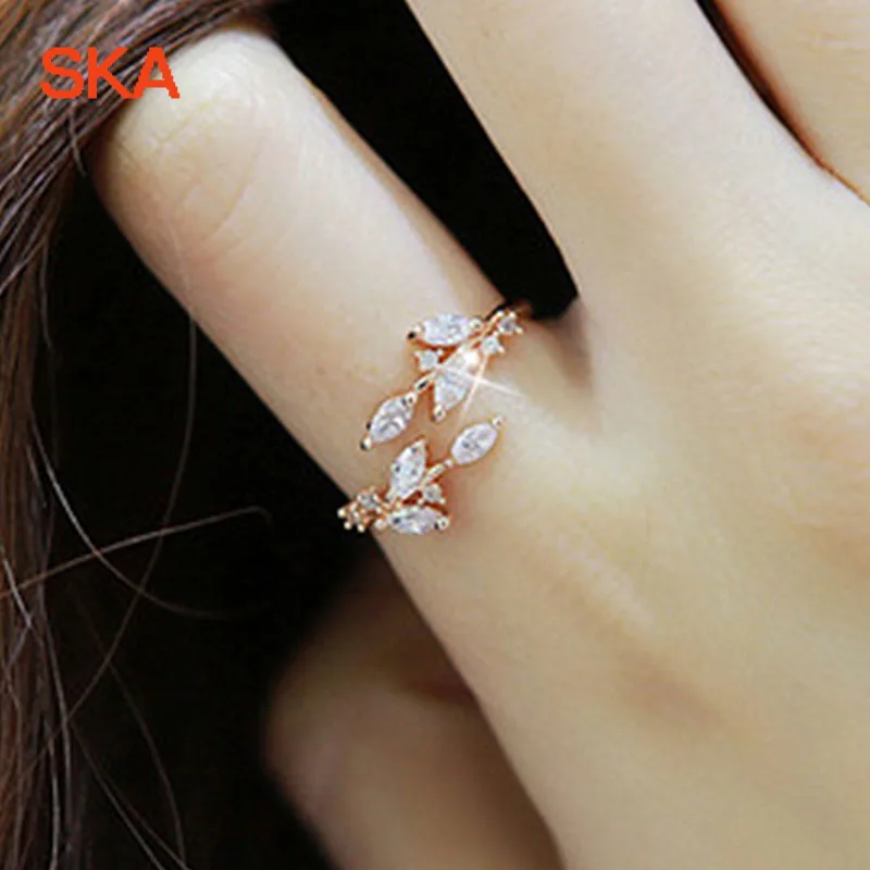 SK Anillos модное женское кольцо Anel бижутерия регулируемое розовое