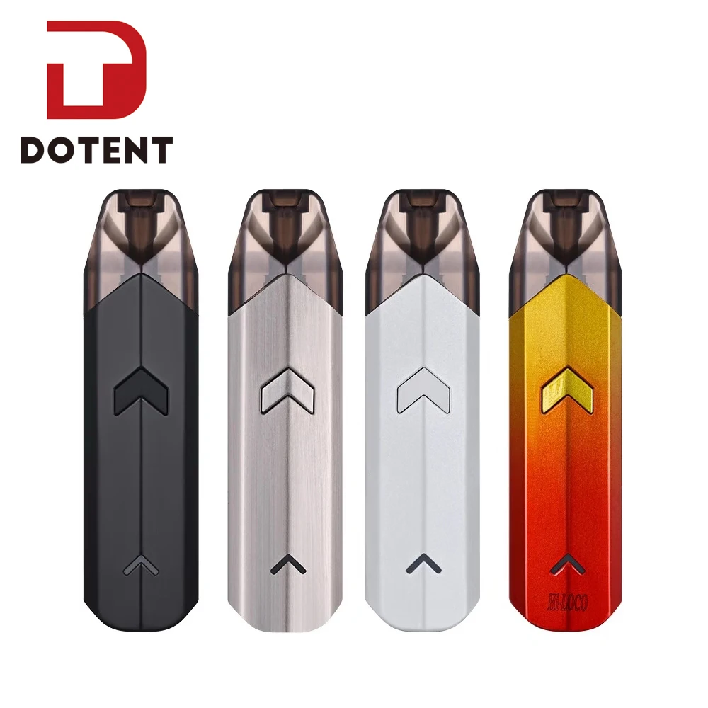 Pod Vape DOTENT Hi Loco Vapor Shisha ручка 2 мл испаритель 650 мАч встроенный аккумулятор Ego Aio набор