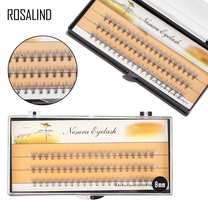 ROSALIND натуральные Толстые Накладные ресницы для макияжа 3D норковые глаз ручной