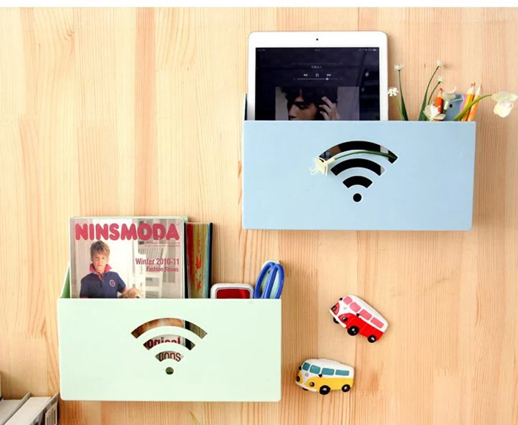 wifi широкополосный маршрутизатор коробка для хранения STB пульт дистанционного управления держатель ТВ-приставка декоративная настенная Полка Стеллаж для хранения Домашний Органайзер