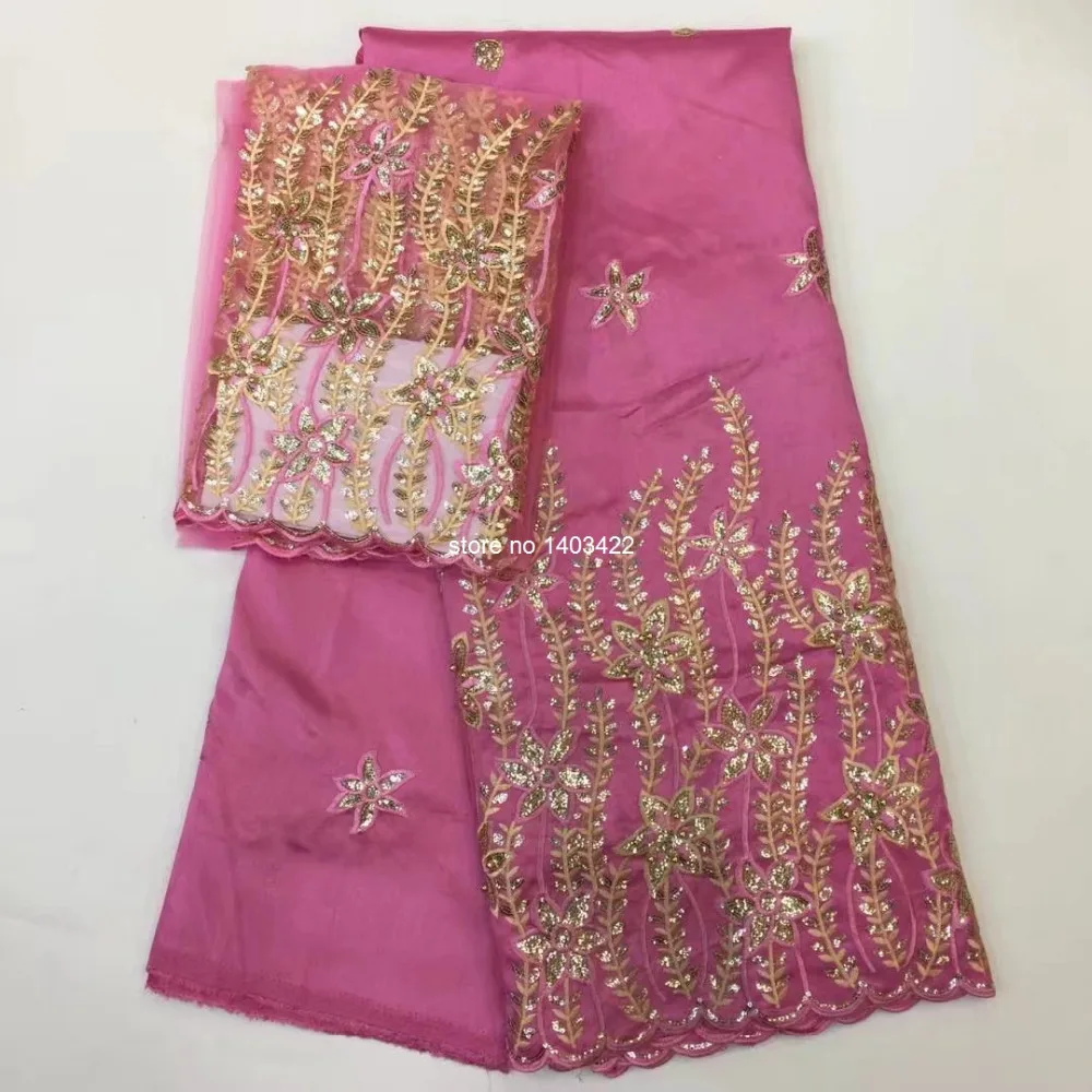 Африканская Джордж материал шнурка 5 ярдов Африки Ткань Высокое качество