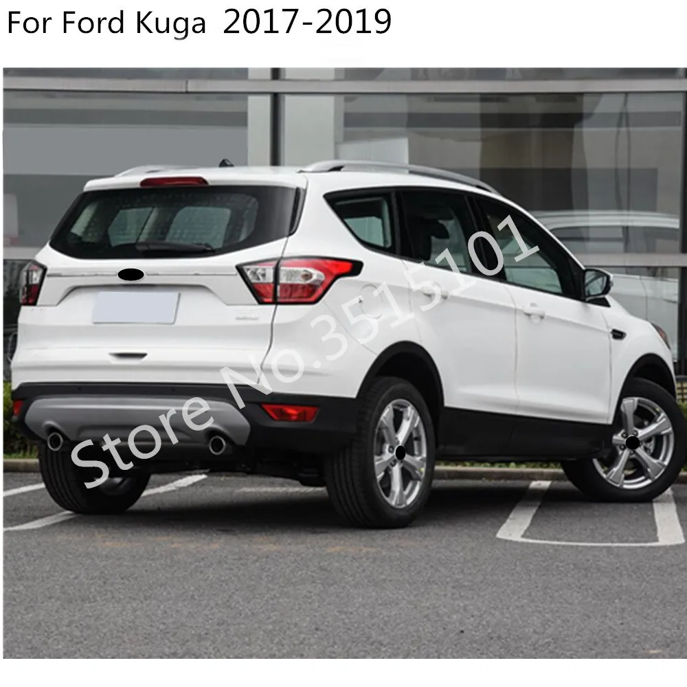 Наклейка на автомобиль украшение крышка отделка ABS Серебряный задний вверх дном