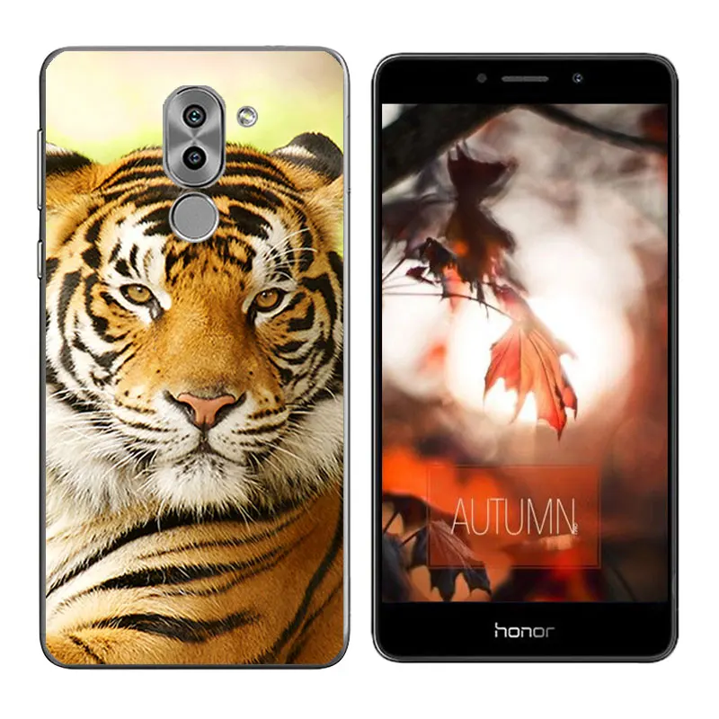 Case for Huawei Honor 6X Expression Printing Back Cover GR5 2017 Cases Coque Mate 9 Lite Bags |