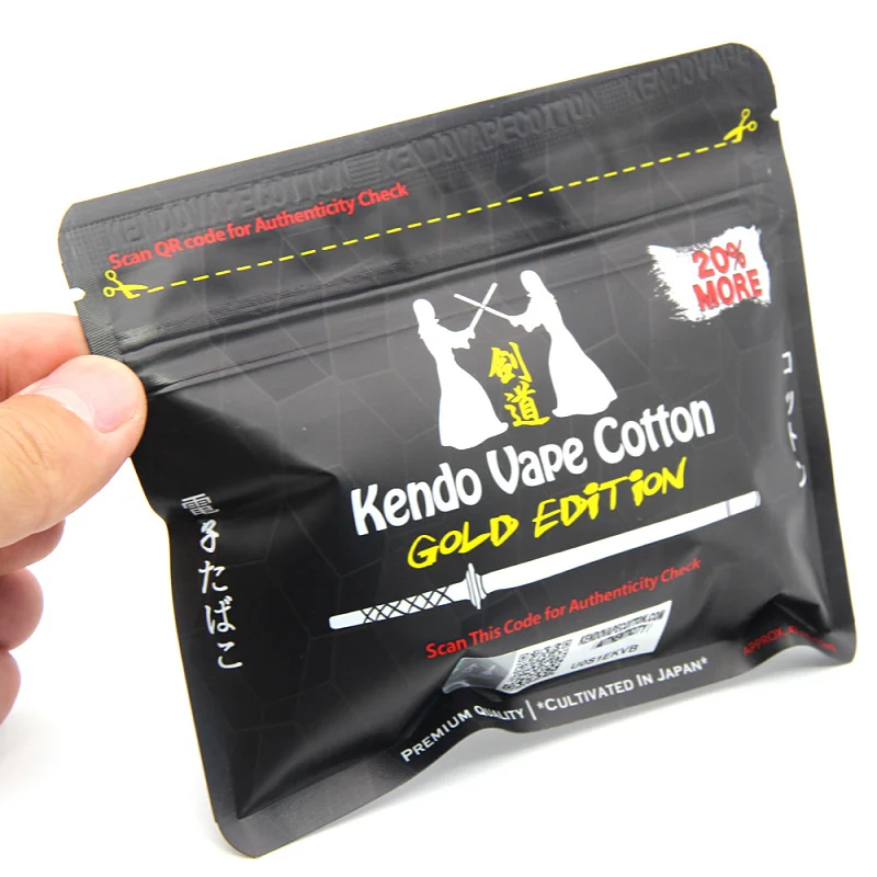 Электронная сигарета Kendo вейп из 100% хлопка японский нагревательный провод