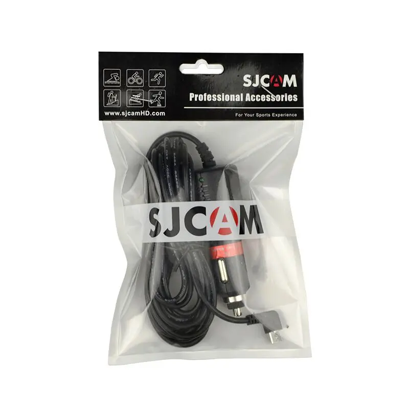 Автомобильное зарядное устройство для спортивной экшн камеры SJCAM SJ5000X SJ4000 SJ5000 M10