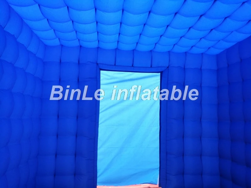 High quality 3.6x3.6x2.7m blue inflatable cube tent party event exhibition trade show giant photo booth kiosk for sale | Игрушки и хобби
