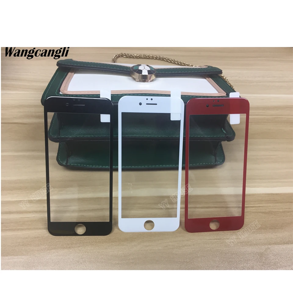 3D изогнутый край Полное покрытие экрана протектор для iPhone 6 7 6S 8 xзакаленное