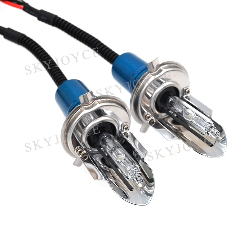 Биксеноновая HID лампа SKYJOYCE 35 Вт H4 комплект для переоборудования 55 5500 к ФБР быстрая