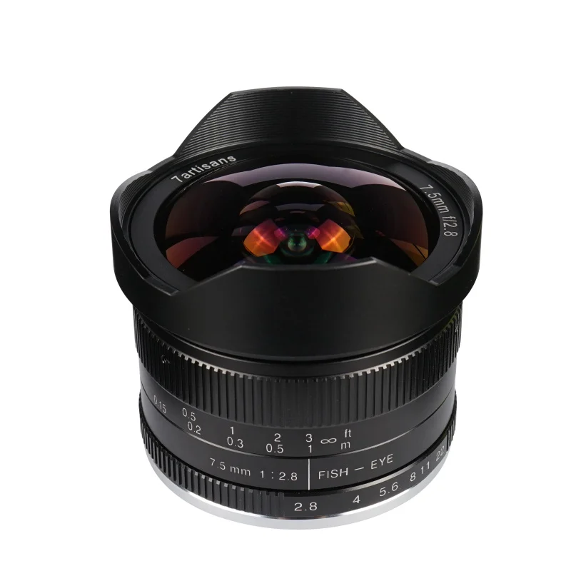 7 ручной Объектив fisheye 5 мм f2.8 фиксированный объектив 180 APS C для крепления на E Mount