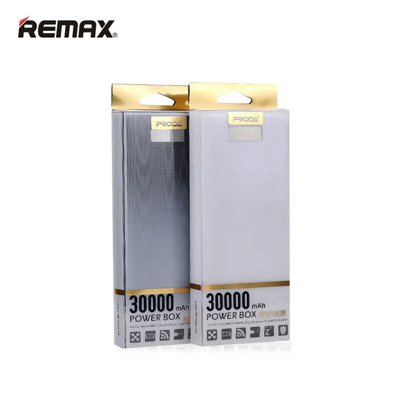Remax Proda светодио дный 30000 мАч power bank pover банк USB портативный внешний аккумулятор