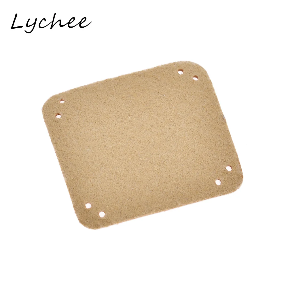 Lychee 20 штук 4 1*3 6 см ретро коричневый синтетическая искусственная кожа этикетка