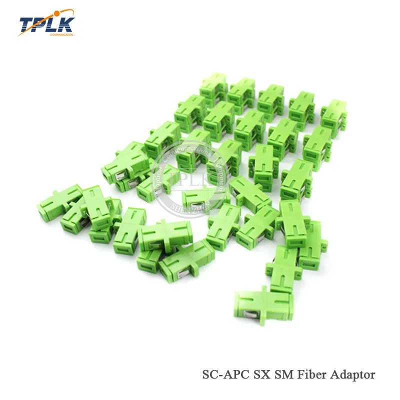 Hot selling Freies verschiffen 50pcs SC APC TYPE2 SC-APC SM SX Faser flansch Adapter einzigen modus | Мобильные телефоны и
