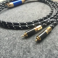 apair 35th anniversary edition audiophile carbon fiber rca interconnect cable rca to rca cable 1m