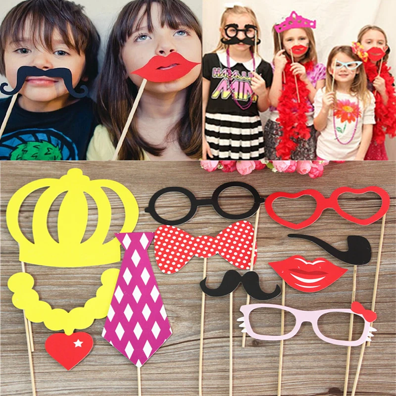 Реквизит для фотобудки 44 шт./компл. фотобудка свадебной вечеринки на день