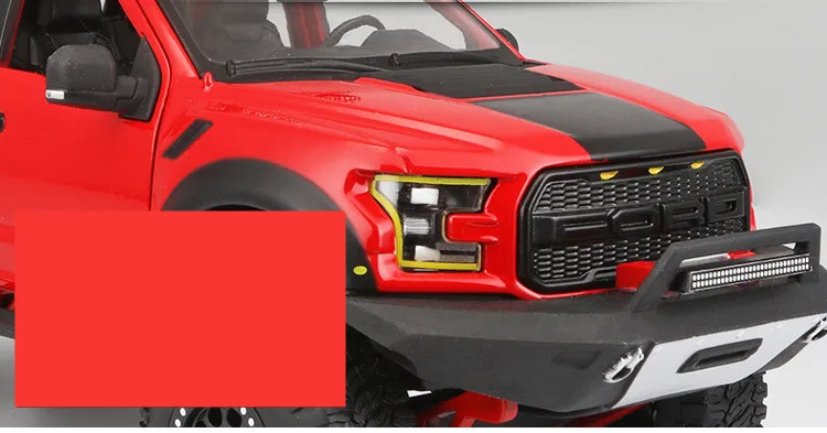 Высокое качество 1:24 Ford F150 звукосниматель Раптора сплава Модель автомобиля, коллекция моделирования и подарочный металлический внедорожный модель