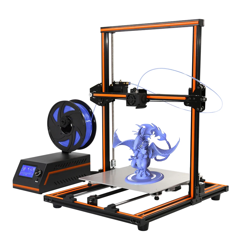 Anet E10 E12 3d Принтер Высокоточный Рабочий стол принтер наборы Reprap DIY набор Off line