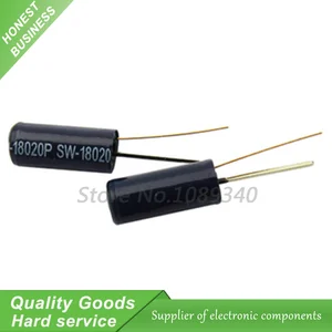 20PCS SW-18020P Electronic Shaking Vibration Sensor Switch Black hot new