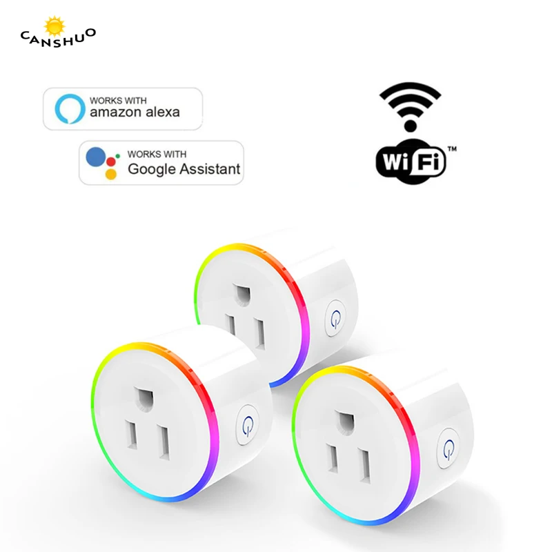 Горячая Смарт-Розетка Wifi умная Беспроводная розетка монитор питания США JP розетка работает с Google Home мини Alexa Беспроводная поп-розетка