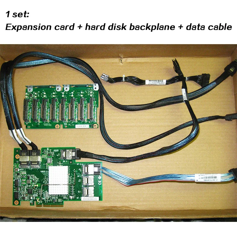 

RaidStorage ServeRAID Expansion Adapter X3650M3 46M0997 69Y0650 60Y0309 SAS/SATA Controller 24 Port SFF8087 PCI-E 6Gb/s Card