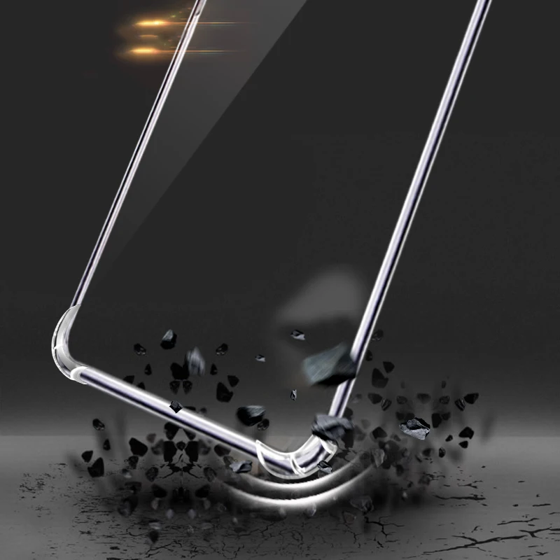 Противоударный прозрачный силиконовый чехол для Sony Xperia X XA XZ XZs L1 XA1 Plus