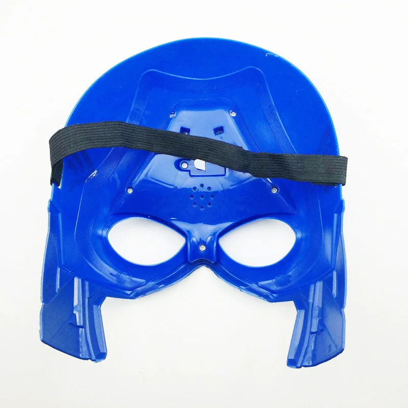 Светящаяся маска Капитана Америки на Хэллоуин для детей Мститель Марвел