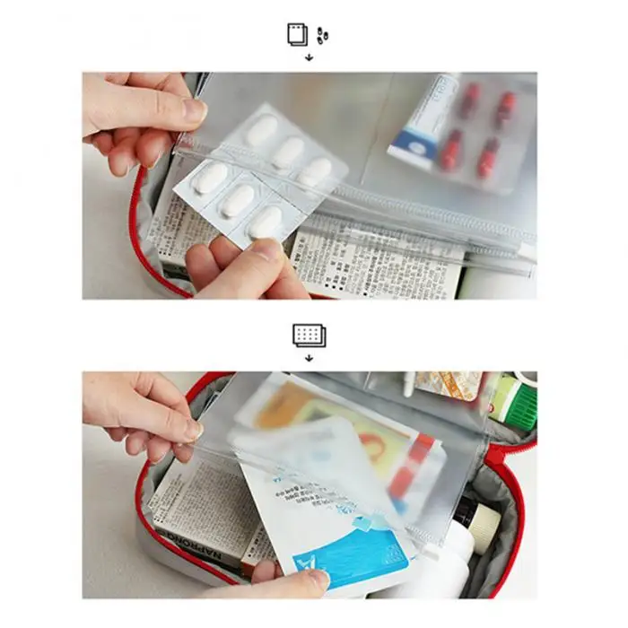 Etmakit медицинская сумка для первой помощи на открытом воздухе Спасательные аварийные спасательные лечебные сумки для хранения NK-Shopping