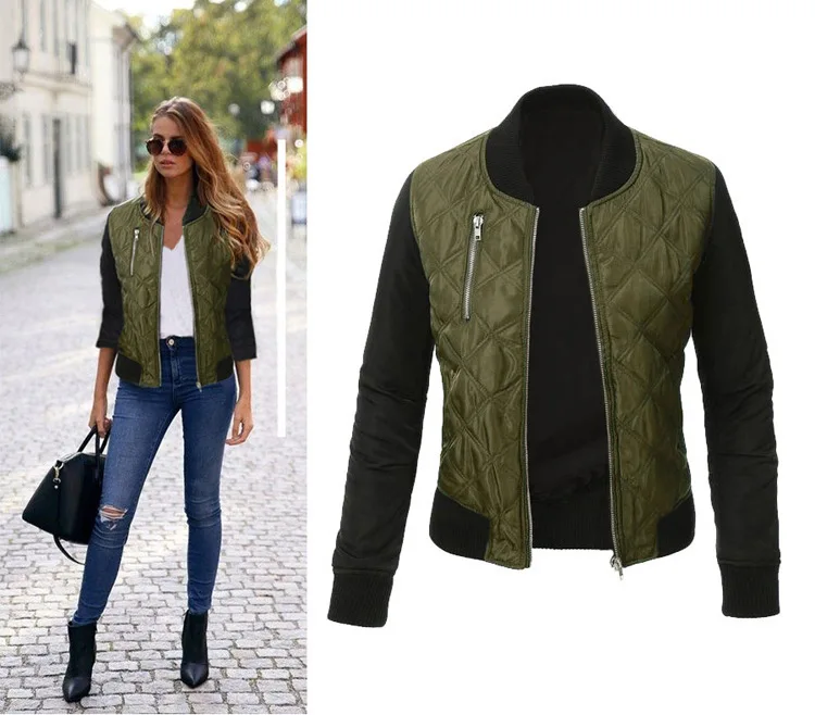 

New Jacket Coat Fashion Autumn Basic Jackets Casaco Feminino Baseball Bomber Jacket Women Spring Cothing Coats For Women