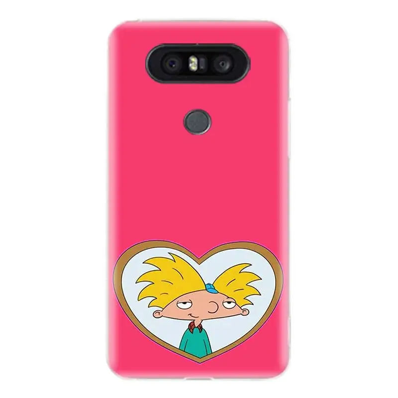 Эй Арнольд Прочный мягкий ТПУ Fit чехол для телефона LG V40 G6 G7 Q6 Q8 Q7 G5 G4 V30 V20 V10 K8 K10 2018