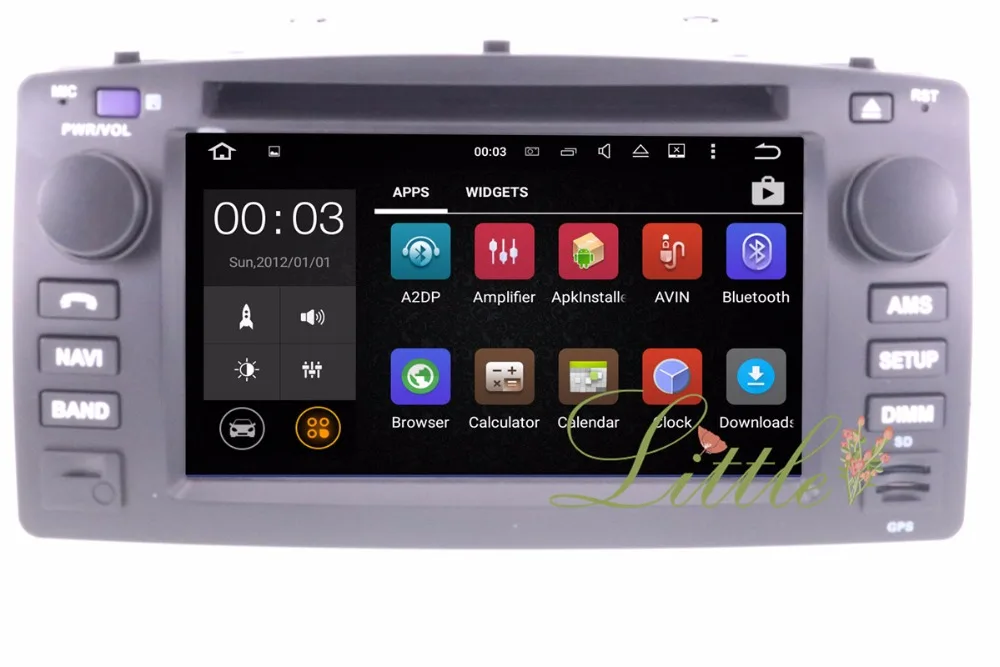 DVD-плеер Android6 автомобильный GPS-навигатор для Toyota Corolla 2001-2006 8-ядерный