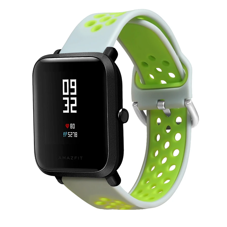 Для смарт-браслета Amazfit Bip U ремешок часы в силиконовом корпусе браслет для