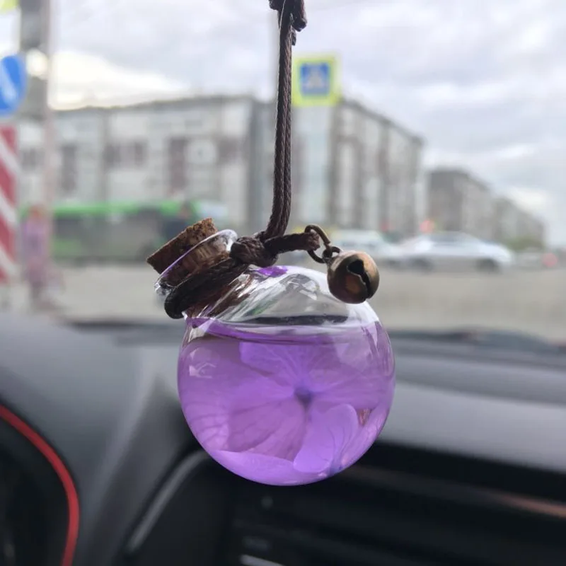 Автомобильный подвесной стеклянный флакон для духов пустая подвесная бутылка с