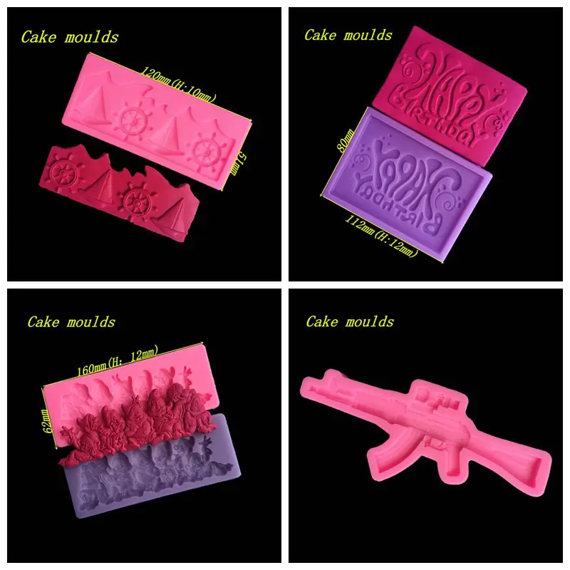 DIY Инструменты для выпечки семь гномов день рождения тема паруса машина пистолет