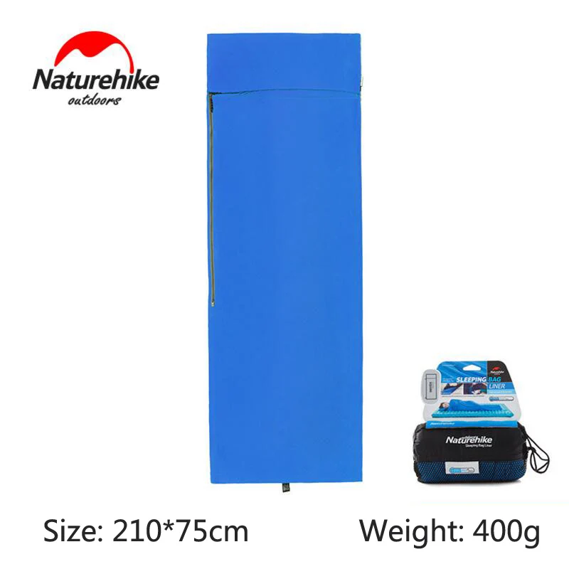 

Naturehike Sleeping Bag Liner Polyester Folding Portable Leisure Tourism Sleeping Bag For Tourists Outdoor Camping Travel