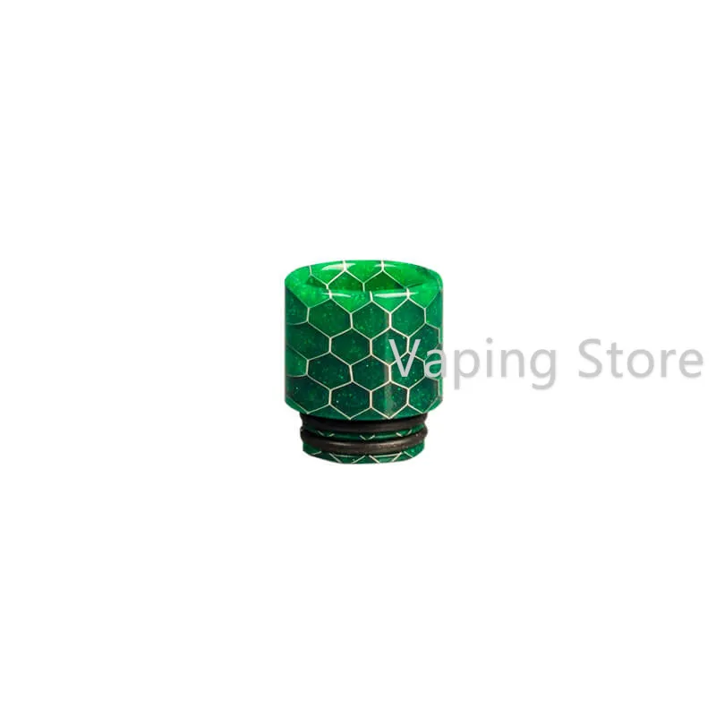 Green 810 делриновый дрип-тип змея кобра кожный мундштук для FreeMax TWISTER 80W FireLuke 2/SnowWolf Wolf Tank - Цвет: Green