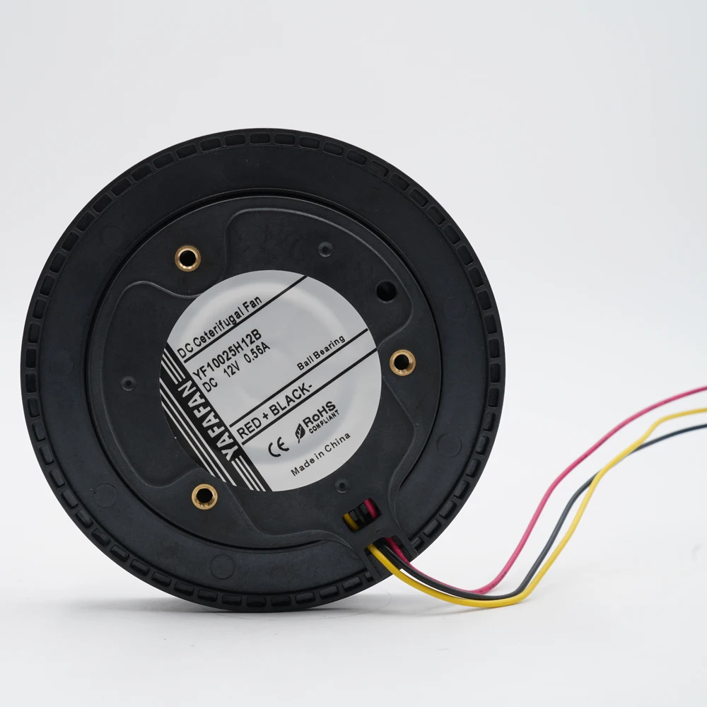 10025 DC 12V бесшумный центробежный вентилятор бесщеточный двигатель постоянного