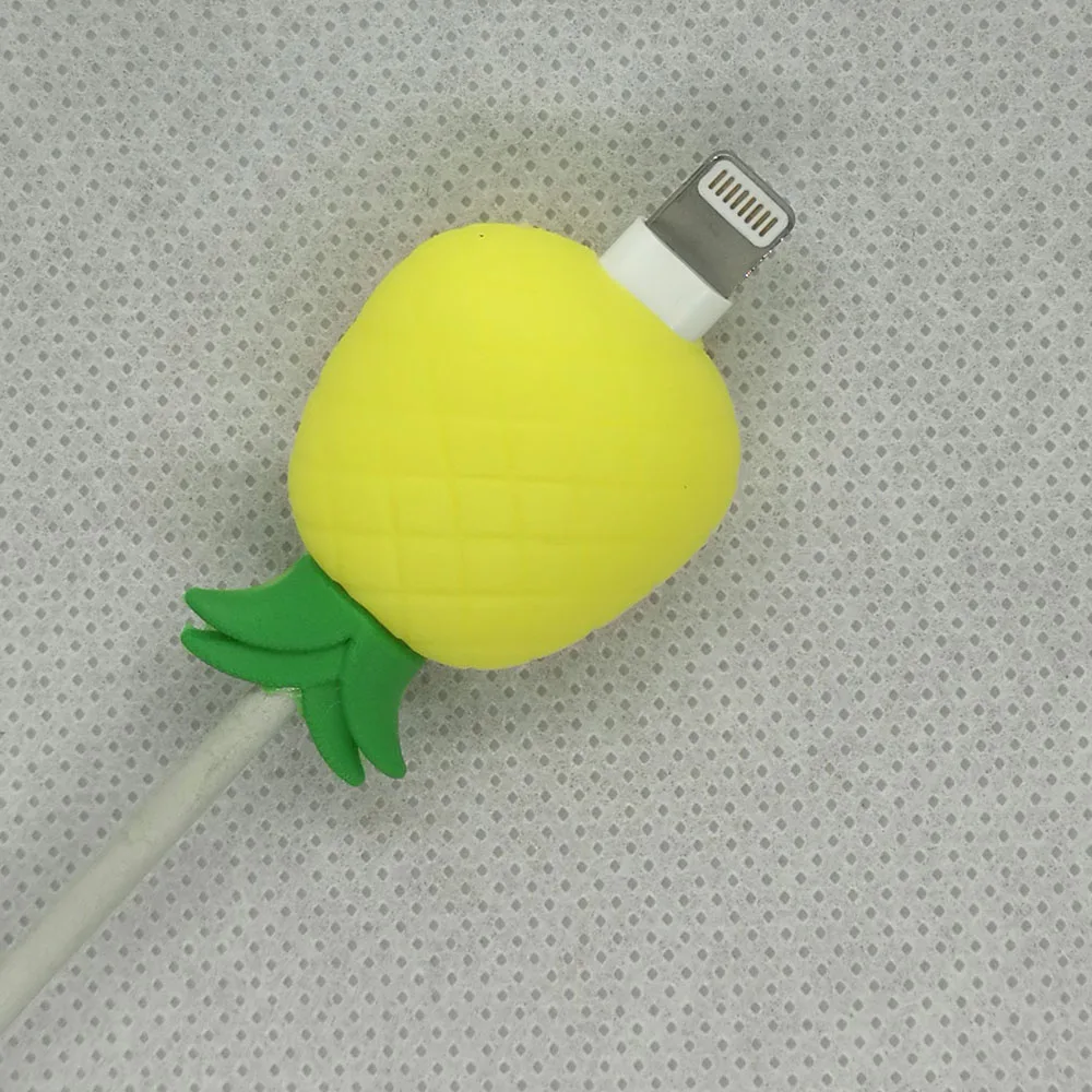 Защита кабеля для Iphone защита от укуса usb Фрукты Арбуз фоторазъем аксессуар Прямая
