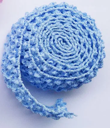 Light blue 1 meter 1," вязаная крючком повязка на голову обрезная лента в рулонах за метром юбка-пачка «сделай сам» фатиновая юбка пояс Вечеринка дня рождения событие поставки - Цвет: Light blue 1 meter